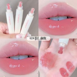 Lip Protection Frozen Essence Water Light Lipstick Lip Gloss Lip Lacquer Mirror Lipstick Lip Balm Spring And Summer Light Pink Student Makeup