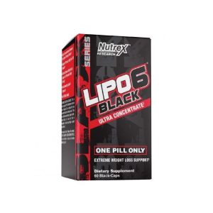 Lipo-6 Black Fat Loss Supplement - 60 Caps