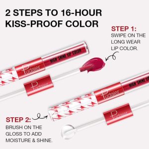 Liquid Lip Color Lip Makeup, Long-Lasting Non-Stick Cup Not Fade High Pigmented