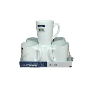 Luminarc Set Of 6 New Morning Coffee/Tea Mugs