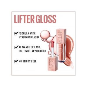 Maybelline Lifter Gloss Hydrating Lip Gloss With Hyaluronic Acid, Pearl