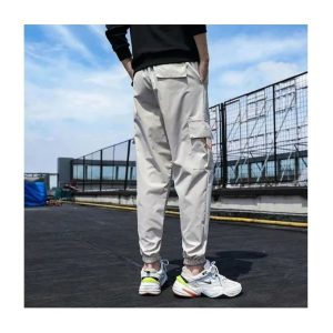 Men's Casual Trousers Street High Waist Workwear Jogging Harem Pants Hip Hop