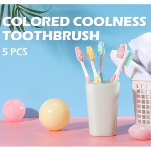 Miniso Colored Coolness Toothbrush 5 Pack