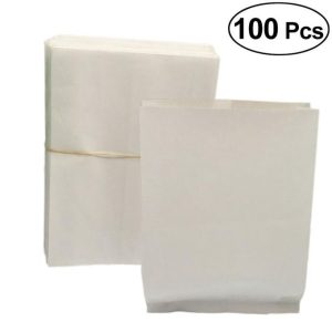 Multipurpose Food Packaging Grease Proof Paper Bag Pouches – 100 pcs