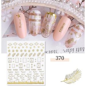 Nail Stickers 3D DIY Nail Gold Nail Strip Sticker