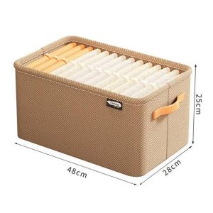 New Clothes Storage Basket Thickened Steel Frame Storage Box Sundry Clothes Pants Storage Tool Essential For Household DormitorySummarize with AI...