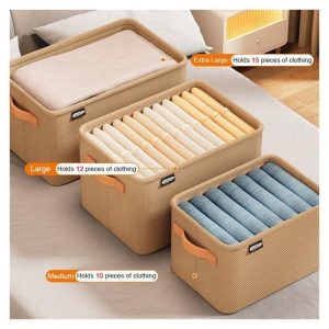 New Clothes Storage Basket Thickened Steel Frame Storage Box Sundry Clothes Pants Storage Tool Essential For Household DormitorySummarize with AI...