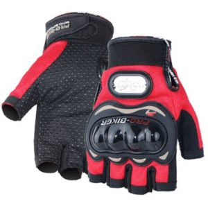 Pro Biker Motorcycle Racing Gloves Armored Half-Finger