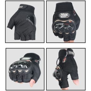 Pro Biker Motorcycle Racing Gloves Armored Half-Finger