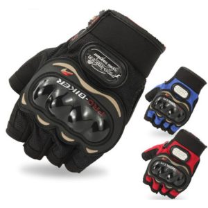 Pro Biker Motorcycle Racing Gloves Armored Half-Finger