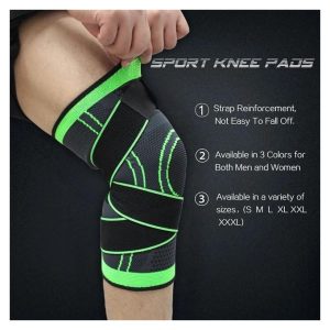 Professional Knee Brace Compression Knee Sleeve Knee Support Bandage for Pain Relief Medical Knee Pad for Running Workout-apair