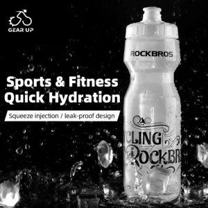 Rockbros 750ml Water Bottle Bicycle Squeeze Bottle Cycling