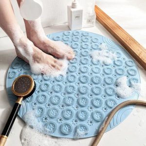 Round Anti-slip Bathroom Mat Antislip Non Slip Safety Mat