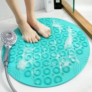 Round Anti-slip Bathroom Mat Antislip Non Slip Safety Mat