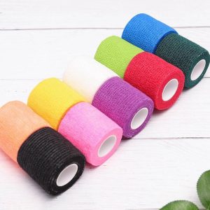 Self Adhesive Ankle Kit Waterproof Outdoor Medical Bandage Wrist Guard Bandage Elastic Breathable Tape Finger First Aid(BL)