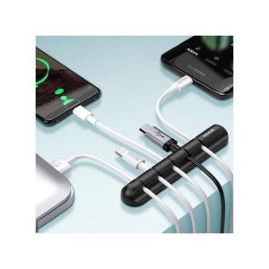 Silicon Cable Organizer Wire Holder-Power Cords,Charging,Cables,Mouse Cable,