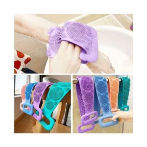 Silicone Dual Exfoliating Side Back Scrubber