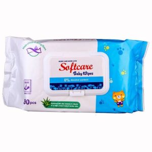 Softcare Baby Wet Wipes 80pcs Value Pack (×3)