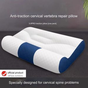 Special Traction Cervical Pillow For Adults - 50*30cm - Blue