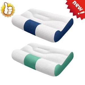 Special Traction Cervical Pillow For Adults - 50*30cm - Blue