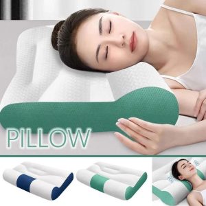 Special Traction Cervical Pillow For Adults - 50*30cm - Blue