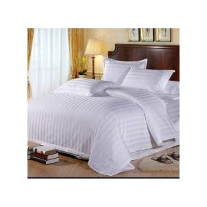 TC Fashionable Cotton 4 Piece Striped Duvet Cover Set