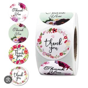 Thank You Stickers Notes Roll Thank You Stickers Notes Roll