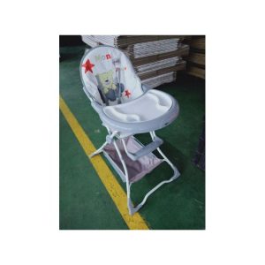 TOP 2 Popular Foldable High Feeding Baby Chair-Grey