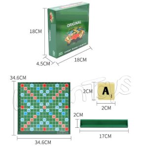 Unisex Scrabble With 4 Maximum Player Crossword Game