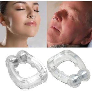 Vivostar Anti Snore Nose Clip, Anti Snoring Nose Devices, With 2 Pcs Nose Vents