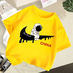 Yixin 5-piece T-shirt Short Sleeved Children's Summer Half Sleeved Top