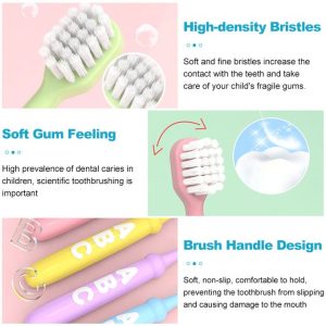 10 Pcs Children's Toothbrush Set Kids Oral Cleaning Kit Includes 2 Pcs U-shaped Toothbrush Giveaway