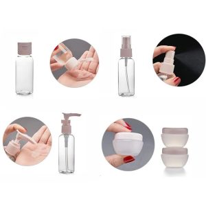 11 Pcs Travel Refillable Bottles Lotion Spray Travel Bottles