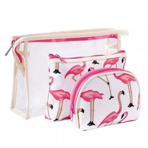 3 In 1 Cosmetic/Toiletry/Makeup/Make Up Travel Bag Set