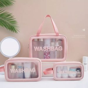 3 In 1 Makeup Bag Make Up Bag Washbag Travel Set