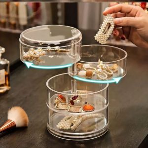 4 Layer Rotating Jewellery/Accessories Organizer Box