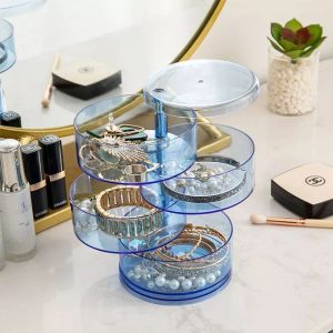 4 Layer Rotating Jewellery/Accessories Organizer Box