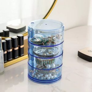 4 Layer Rotating Jewellery/Accessories Organizer Box