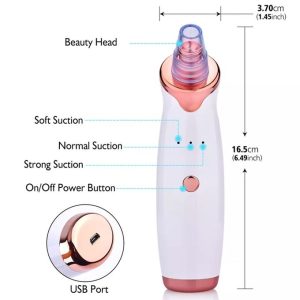 5 In 1 Blackhead Black Head Remover Vacuum Suction Cleaner