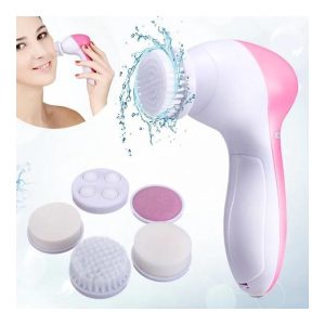 5 In 1 Multifunction Electric Face Facial Cleansing Brush and Face Massager For Scrubber Exfoliator Skin Beauty