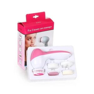 5 In 1 Multifunction Electric Face Facial Cleansing Brush and Face Massager For Scrubber Exfoliator Skin Beauty