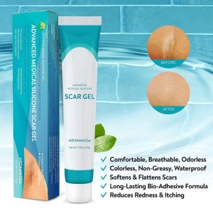 Aroamas Scar Advanced Scar Removal Gel, Scar Removal Cream, Medical Grade Silicone Scar Gel