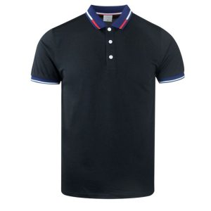 Berrykey Mens Formal Shirts Casual Round Neck Short Sleeved T-shirt Polos