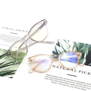 Fashion Clear Eyeglass Frames Without Lenses- Transparent