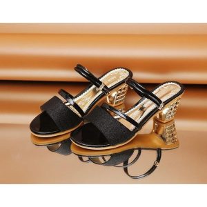 Fashion Ladies Shoes Women’s Sandals Heels Slippers Casual Heeled