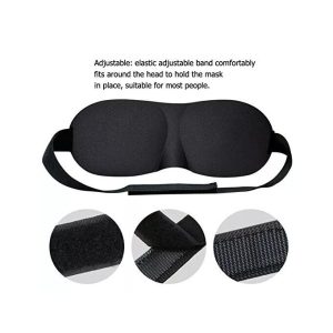 Fashion Sleep Mask 3D Contoured Natural Sleeping Eye Mask Eyeshade Cover Shade Eye Patch Women Men Soft Portable Blindfold Travel Eyepatch