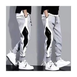 Fashion Sweatpants Pockets Pants Man Sweatpants Youthful Vitality Trousers Black