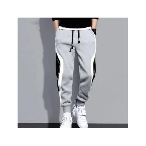 Fashion Sweatpants Pockets Pants Man Sweatpants Youthful Vitality Trousers Black