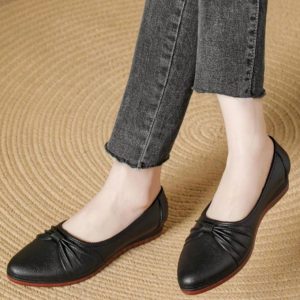 Fashion Women Shoes Flats Ladies Shoes Step-in Boat Shoes Ballet Shoes Wedges