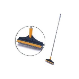 Floor Seam scrubbing Brush with long handle